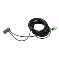 Antenne Rida 2-en-1 GPS DAB, antenne film de type L, polarisation verticale combinée, ISDB-T DVB-T VHF UHF, antenne radio numérique pour voiture
