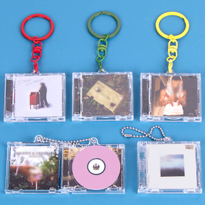 WEISHENG Porte-clés <span class=keywords><strong>Lecteur</strong></span> <span class=keywords><strong>CD</strong></span> Unique, Souvenir <span class=keywords><strong>de</strong></span> Concert, Breloque <span class=keywords><strong>CD</strong></span> en Acrylique Anime Personnalisée, Mini Album NFC avec Musique, Photo et Chanson - Product Image 5