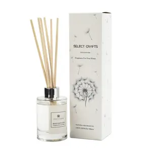 Home Fragrance Gift Box Roman Holiday Scent 50ml Private Label Reed Diffuser with Rattan Sticks