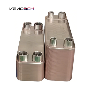 Scambiatore di calore a piastre brasate a flusso libero personalizzato BPHE per raffreddamento HVAC, ricambio per condensatore, evaporatore, raffreddatore acqua/olio/liquido - Product Image 1