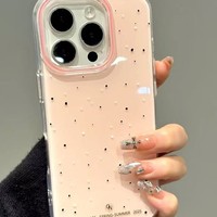 Étui de téléphone portable couleur bonbon encre plein écran pour iPhone 16 15 14 13 12 11 Pro Max Plus, antichoc et anti-chute