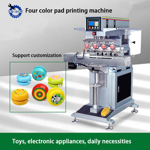 Impresora de almohadilla barata de 4 colores, precio más bajo, Robot de rodillo, borrador automático, máquina de impresión de almohadilla sanitaria para suela de zapato, plantilla de guante de talón - Product Image 2