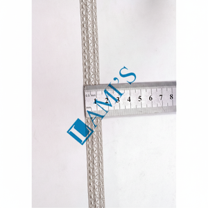 Handmade Braids Laces <b>Ribbons</b> Tape Trim Tresse Galon Metallic <b>Wire</b> Mylar Laurex Rayon Lace Braid in Bulk Supply - Product Image 1