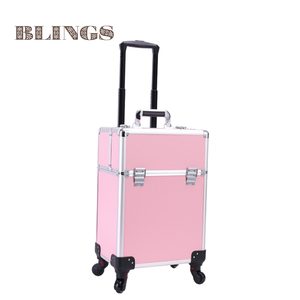 Nuovo più alto professionale di grande capacità organizzatore di smalto per unghie anteriore Open Rolling Trolley custodia Logo LOW MOQ - Product Image 5