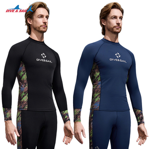 DIVE&SAIL Giacca Unisex Estiva con Protezione UV UPF 50+, Cerniera, Logo Personalizzabile, Manica Lunga con Foro per il Pollice, Protezione Solare - Product Image 2