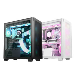 SUITMASTER M3000 BK Mid Tower Gaming Case 1x140mm ARGB Fan 360mm Radiador Tipo-C USB 3,0 Malla de vidrio templado superior frontal - Product Image 1