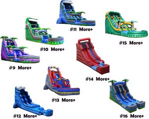 Customizable Outdoor Adult Commercial <strong>Giant</strong> Inflatable Water Slide Cheap Backyard Inflatable Slide with Swimming Pool - Product Image 4