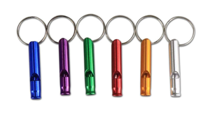 Peluit darurat logam keselamatan keselamatan keselamatan luar ruangan untuk berkemah mendaki memanjat olahraga latihan anjing - Product Image 3