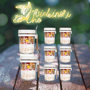 Bocaux en verre <span class=keywords><strong>Maoya</strong></span> Mason pour la mise en conserve, 4 oz, 6 oz, 8 oz, 10 oz, 16 oz, 24 oz, verre transparent, moderne, durable, avec bouchon à vis - Product Image 3