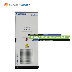 Système de stockage d'énergie 262 kWh adapté, alimentation hybride lithium-ion 125 kW sur réseau, refroidissement intégré de type conteneur - Product Image 5
