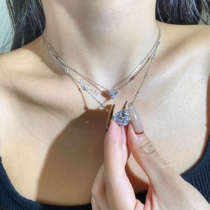 Collar de Plata de Ley 925 con Baño de Rodio y Circonitas 5A, Diseño de Corazón Eterno, Joyería de Lujo Personalizada Dylam - Product Image 2