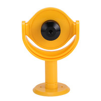 Prisme miniature en plastique MP105, diamètre 25,4 mm, inclinable, pour niveau de précision, réflecteur de prisme pour station totale avec adaptateur
