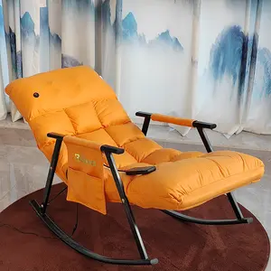 Cadeira reclinável massageadora, cadeira cinema reclinável de couro para sofá, cinema, home theater
