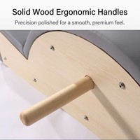 Correcteur de posture en bois d'érable pour Pilates, Arc Step Barrel, Soutien dorsal multifonctionnel et durable pour la correction de la posture corporelle en studio de yoga