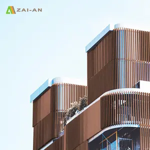 High density solid panels composite wall cladding facades for buildings exterior