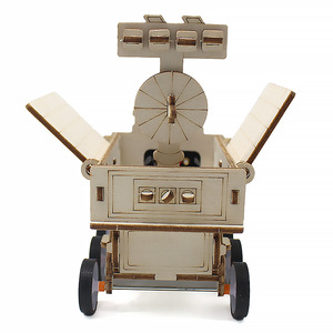 Kit de madera tipo A del vehículo lunar Yutu, modelo de juguete educativo de ciencia de ensamblaje manual para niños de 7 a 9 años - Product Image 1