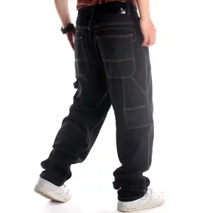 Hip Hop Loose Fit Baggy American Old School Men's Jeans Pants