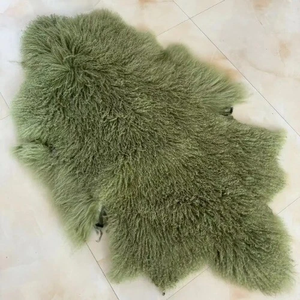 Alfombras <span class=keywords><strong>de</strong></span> <span class=keywords><strong>piel</strong></span> <span class=keywords><strong>de</strong></span> oveja mongol real rizada <span class=keywords><strong>de</strong></span> pelo largo <span class=keywords><strong>de</strong></span> color personalizado al por mayor - Product Image 6
