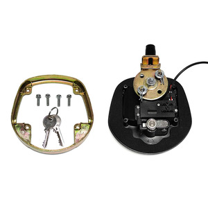 RV araç 12v elektrik T kolu merkezi katlanır sıkıştırma kilidi avrupa tarzı kilit çekirdek çinko alaşım balina kuyruk kilidi - Product Image 2