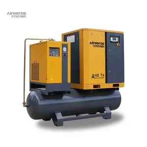 Compressore d'aria ad alte prestazioni 5.5kw 7hp compressore rotativo 3 in 1 compressore d'aria a vite 10hp 15hp 20hp