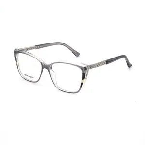 Factory Wholesale Of High-quality TR90 Women's Anti Blue Light Retro Frame New Square Optical Glasses