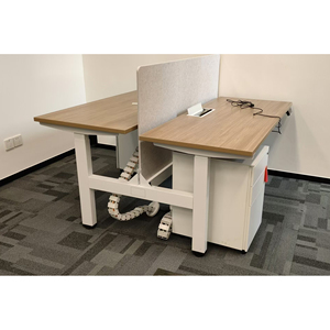 Escritorio Doble Minimalista de Estilo Moderno, Estación de Trabajo, Escritorio para Empleados, Escritorio Administrativo, Mostrador - Product Image 1