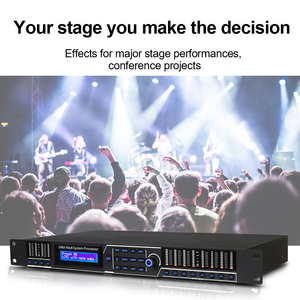 OEM 4.8 전문 디지털 오디오 프로세서 4 인/8 아웃 사전 이펙터 드라이브 랙 시스템 가라오케 무대 공연 - Product Image 3