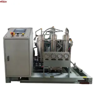 Machine de qualité NUZHUO Remplissage d'oxygène Compresseur O2 sans huile populaire Booster N2 pour le remplissage de bouteilles