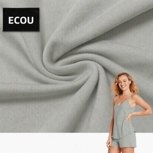 ECOU ECO-YJBF1920 %100 Bambu Elyafı Kabarcık Kumaş 30'lu İplik Atkı Örgü 200g/m 170cm Genişlik Çevre Dostu Organik Anti-Bakteriyel - Product Image 1