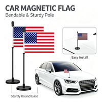 Signalisation magnétique flexible sur mesure pour véhicules d'exposition commerciale – Drapeau magnétique personnalisé pour voiture