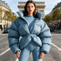 Veste d'hiver matelassée de luxe pour femme, courte, 800FP, en softshell, de haute qualité, écologique, en duvet, pour l'extérieur