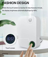 Diffuseur d'huiles essentielles commercial avec minuterie, 500 ml, désodorisant, diffuseur d'arômes sans eau mural