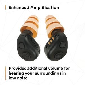Protège-oreilles tactiques rechargeables 3M Peltor Tep-200, réduction du bruit, construction, forces de l'ordre - Product Image 6