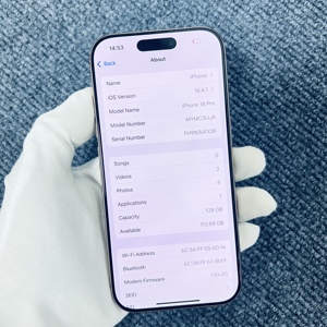 Teléfonos Móviles Usados 16 Pro, Teléfonos Móviles 5G Usados, Teléfonos Móviles Usados de 128 GB, Teléfono de Segunda Mano de 6.3 Pulgadas con IMEI Limpio - Product Image 3