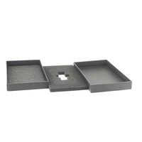 Boîte magnétique en papier rigide de luxe, design personnalisé, gaufrage, laminage mat, matériaux recyclés pour l'électronique 3C, téléphone