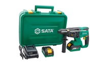 Marteau perforateur rotatif sans fil industriel SATA 51131 DIY 18V, 26 mm, 2,8 J, Li-ion, SDS Plus, 2 batteries, 1 chargeur