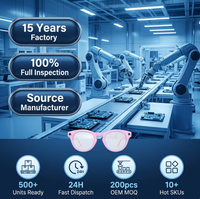 Lunettes Intelligentes Unisexe avec Appel Audio, Traducteur IA, Assistant Vocal Tactile, Lunettes de Soleil Sans Fil, Lunettes Meta