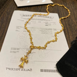 Bracelet de style Chrome Heart Hip Hop Punk, bijoux pour couple, chaîne d'inspiration vintage - Product Image 1