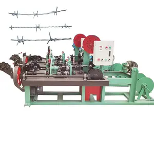 High quality speed automatic steel barbed wire making machine in china