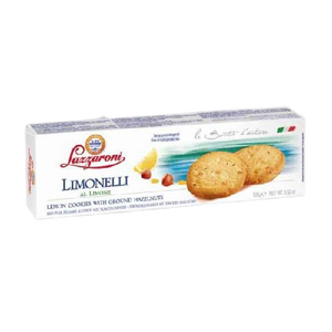 Limonelli Lazzaroni Sweet Fruity Flavor Drop Cookies 100g X 14pcs Semi-Soft Texture Box Italian <b>Confectionery</b> Ready to Eat - Product Image 1