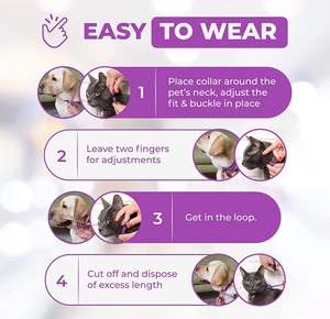 Collares Calmantes para <span class=keywords><strong>Perros</strong></span>, Collares con Feromonas que Ayudan a los <span class=keywords><strong>Perros</strong></span> a Calmarse, Alivian el Estrés por Separación - Product Image 2