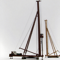 Foreuse rotative pour pieux forés, électrique sur chenilles, profondeur de forage max. 20-34m, diamètre max. 800mm, économe en énergie, installation facile