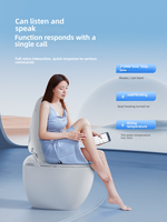 WC intelligent confortable PLMR I9, siège surélevé, design ergonomique, toilettes intelligentes pour les soins aux personnes âgées