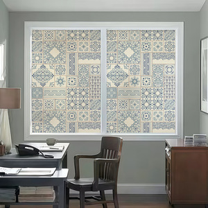 CSK Privacy Window Film PVC Electrostatic Frosted Glass Stickers For Bathroom And Windows With Pattern Design - Product Image 3