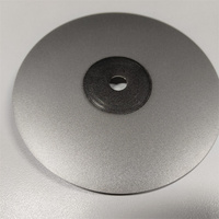 Plaque de base lapidaire plate de 8 pouces, outils lapidaire, limes diamantées, disque de rodage, disque d'affûtage pour machine à facetter, grain 240 350 600