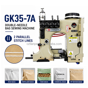 Máquina de Coser Automática de Doble Aguja y Cuatro Hilos GK35-7A para Bolsas de Harina de Arroz - Product Image 1