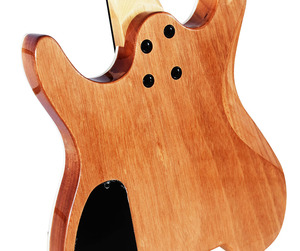 Custom Professional OEM 6 <b>String</b> Maple <b>Top</b> Headless Guitar - Product Image 5