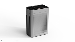 Purificatore d'Aria Domestico con Display Qualità Aria PM2.5 300 CADR, Pre-Filtro Lavabile Intelligente, Filtri HEPA e Carbonio, Aromaterapia, 400 CFM - Product Image 6