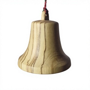 Handcrafted High Quality <b>Wooden</b> Hanging Bell Ornament Traditional Art Design Christmas Home Decoration Ceiling Mount - Product Image 2