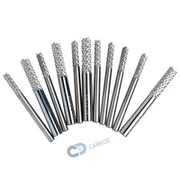 3.175/4/6/8/10/12 Shank Corn End Mill Brocas de enrutador de grabado PCB Fresa helicoidal de maíz de carburo sólido